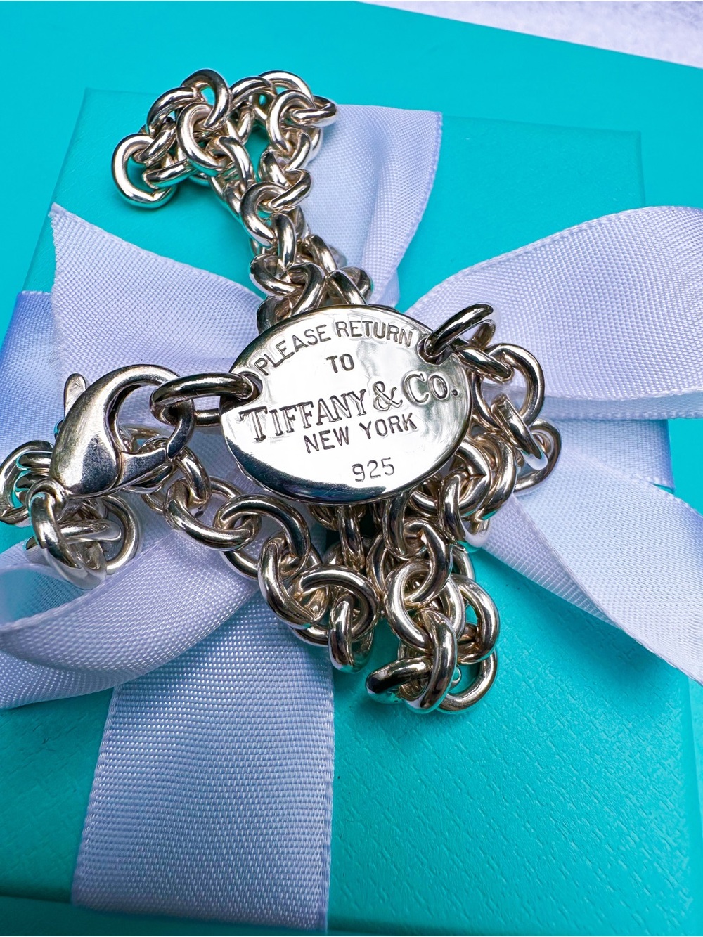 Tiffany & Co Return To Tiffany Oval Tag Necklace
